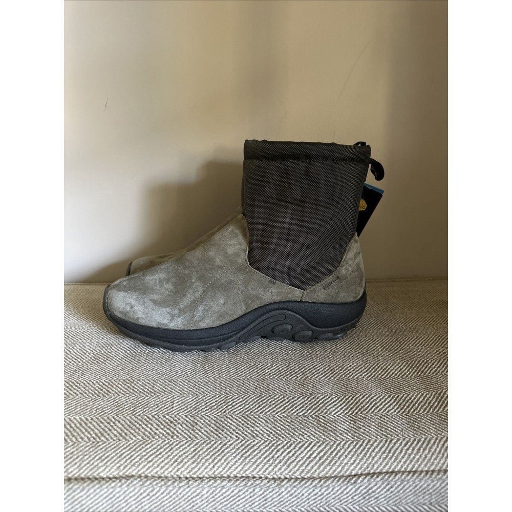 Merrell Mens Jungle Mid‎ J004025 Olive Zip Polar Waterproof Snow Boot Size 11